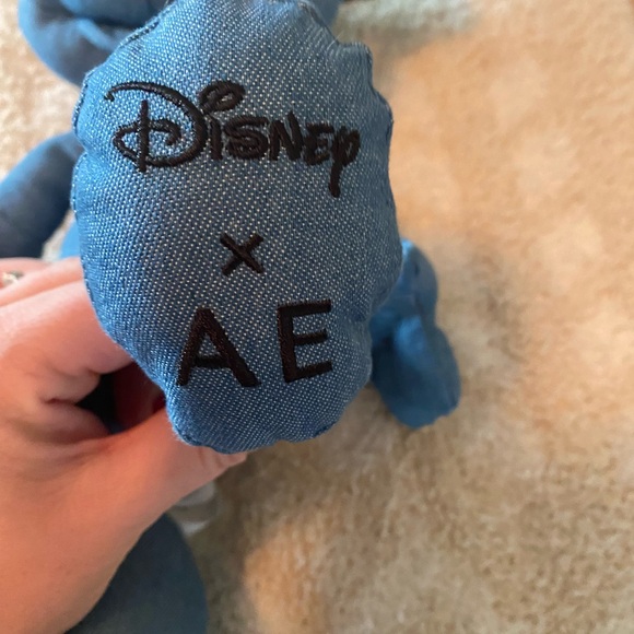Mickey Mouse Disney x American Eagle Denim Plushy 14” Limited Edition. - Picture 2 of 5